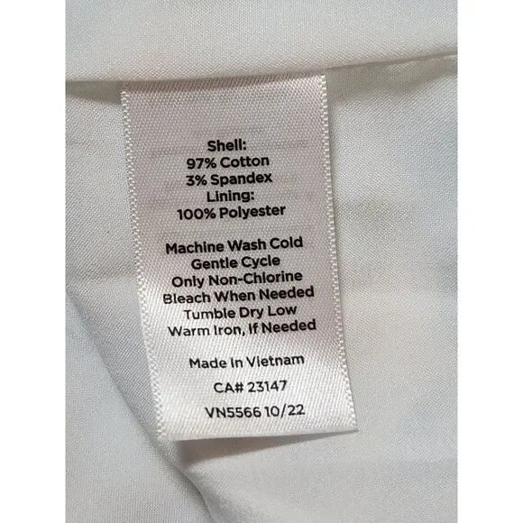 Talbots Butterfly Print Skirt – Size 6 – Cotton Blend - Picture 4 of 6